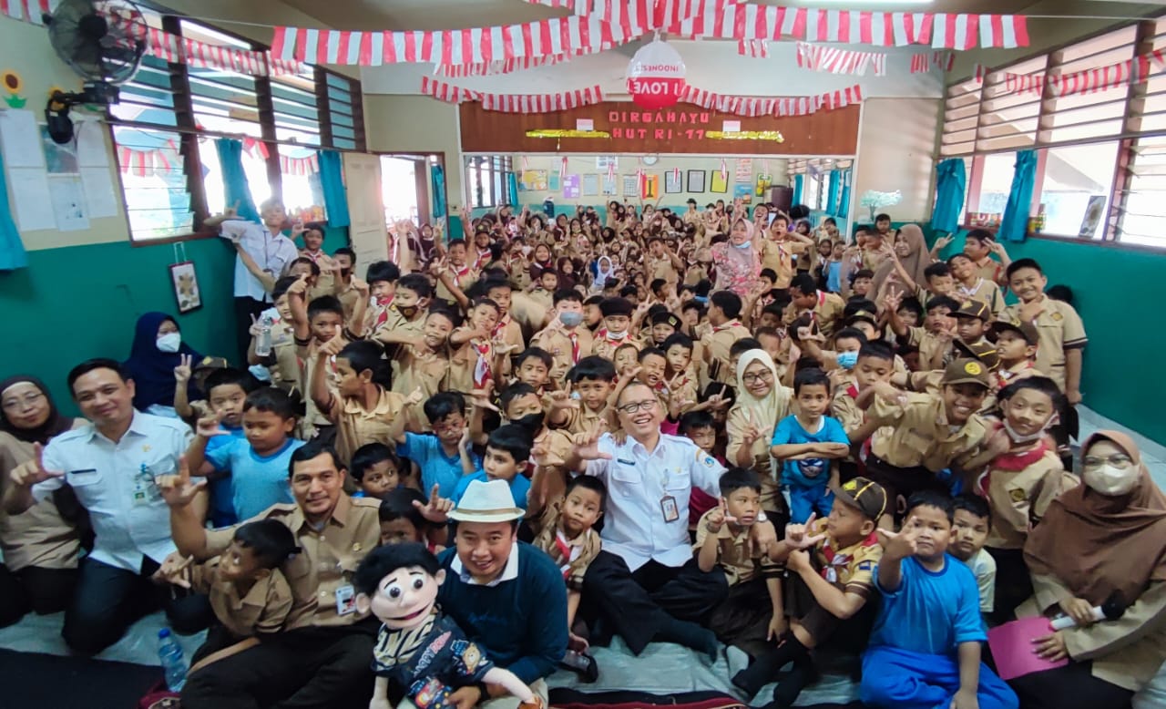 KETUPAT BETAWI : Ketemu Pemustaka Bareng Team Wisata Literasi Di SDN Serdang 13